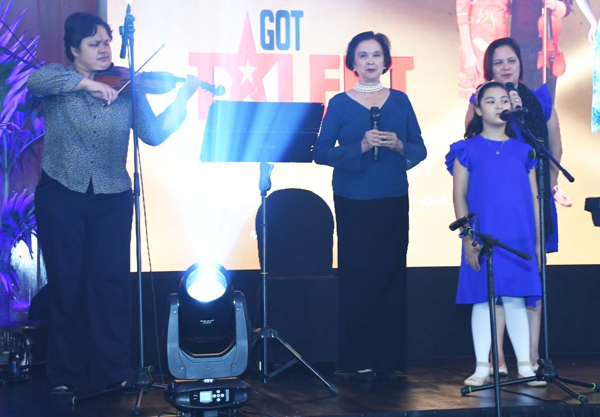 The Sala Family  — Josie (second from right) with daughters Lianne, Pilar and granddaughter Caitlin.